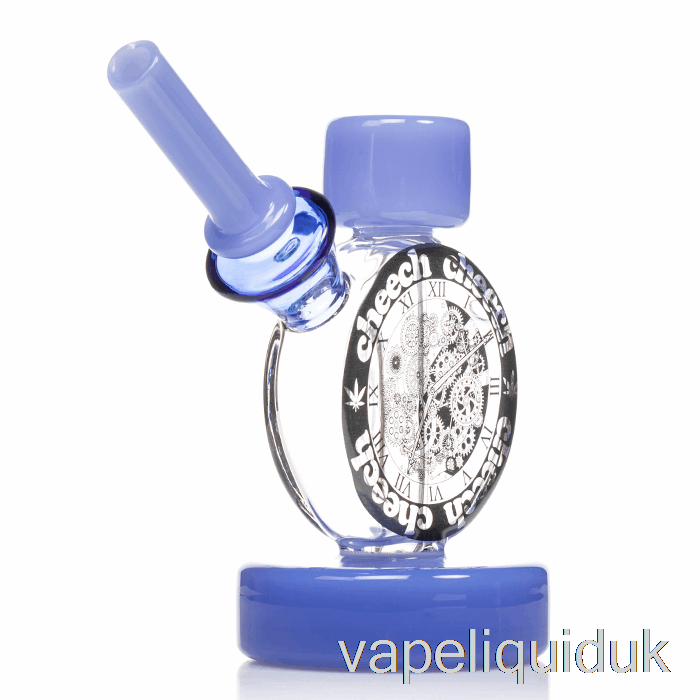 Cheech Clock Bubbler Blue Vape Liquid